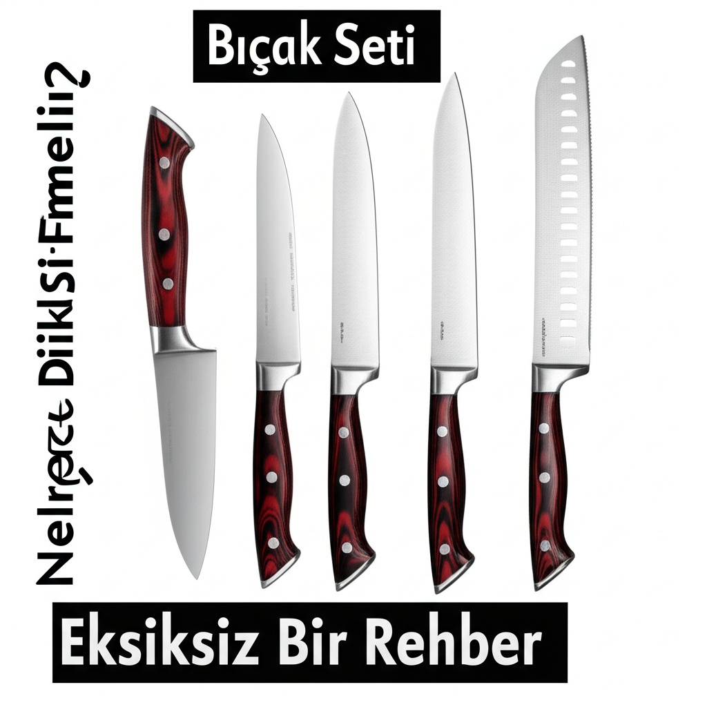 Bıçak Seti Alırken Nelere Dikkat Etmeli? Eksiksiz Bir Rehber