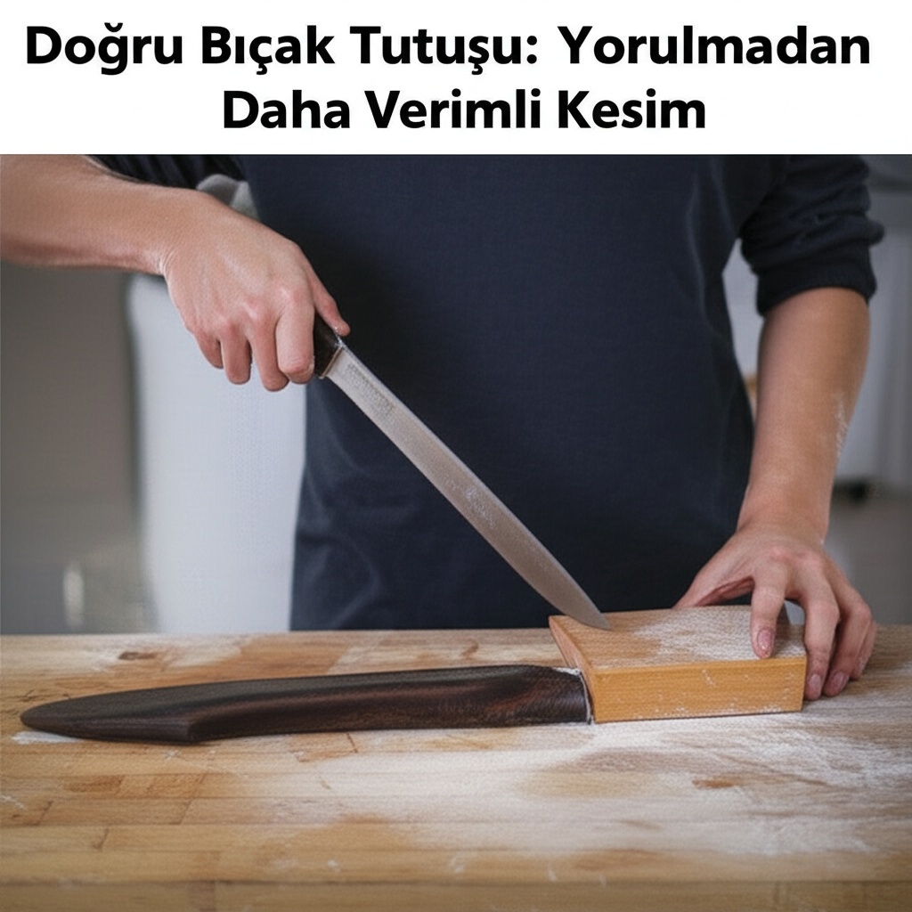Doğru Bıçak Tutuşu: Yorulmadan Daha Verimli Kesim