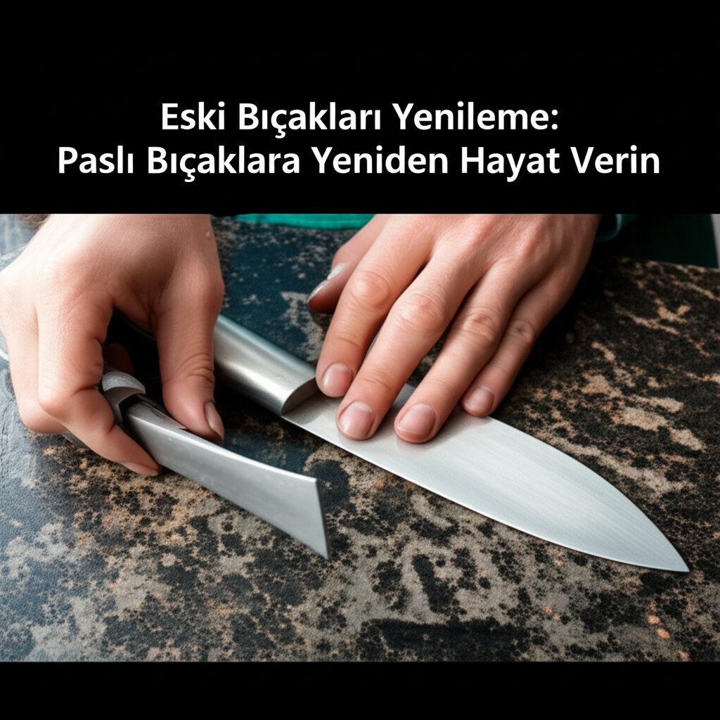 Eski Bıçakları Yenileme: Paslı Bıçaklara Yeniden Hayat Verin