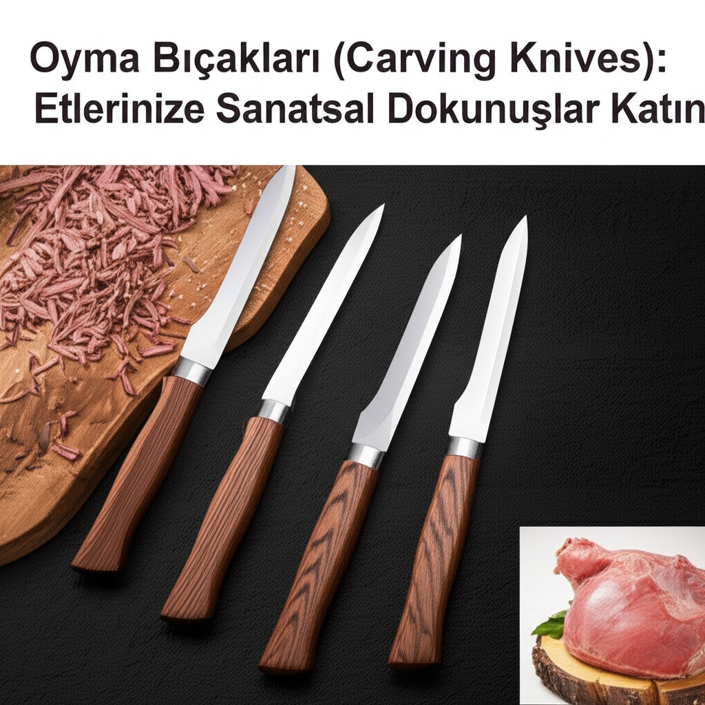 Oyma Bıçakları (Carving Knives): Etlerinize Sanatsal Dokunuşlar Katın