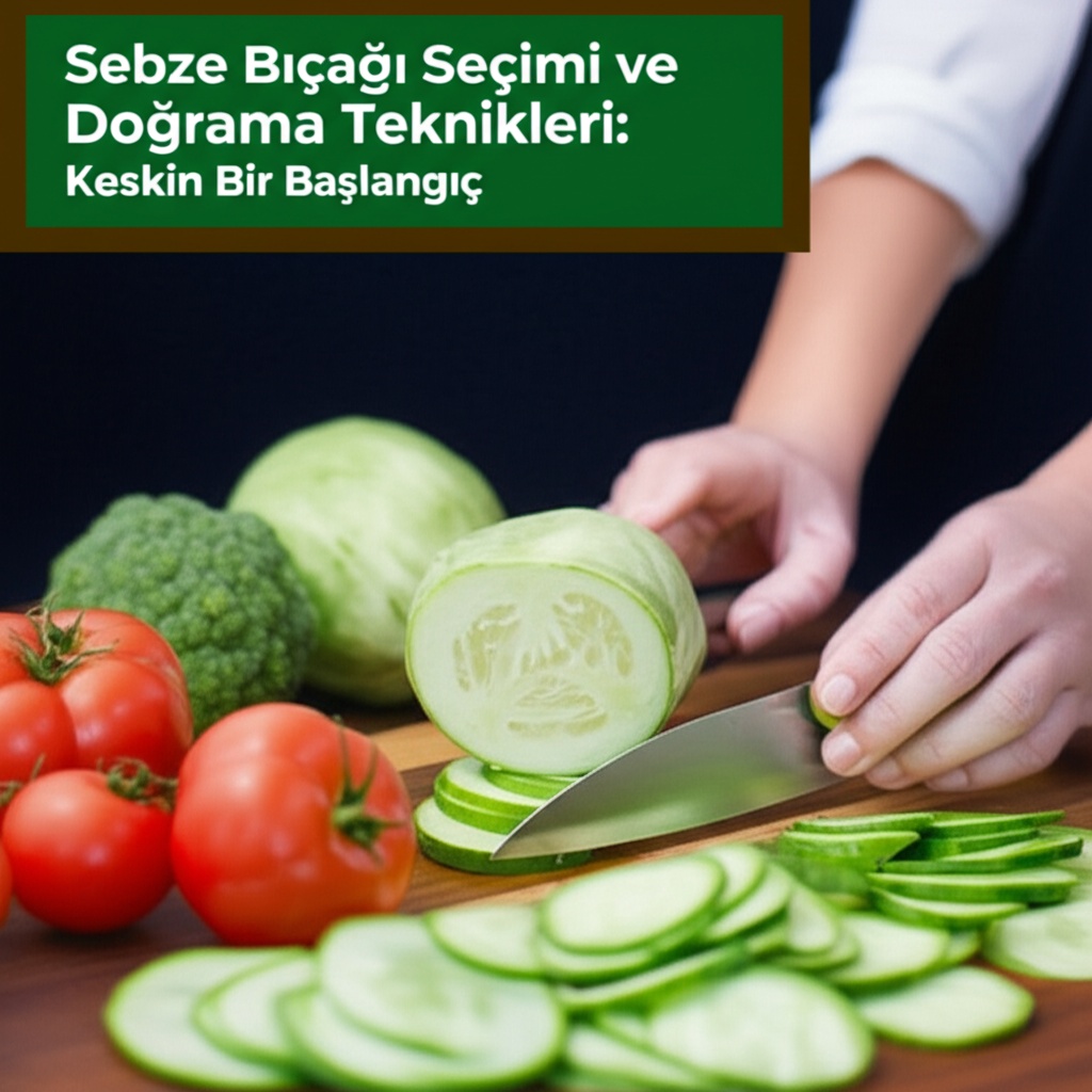 Sebze Bıçağı Seçimi ve Doğrama Teknikleri: Keskin Bir Başlangıç