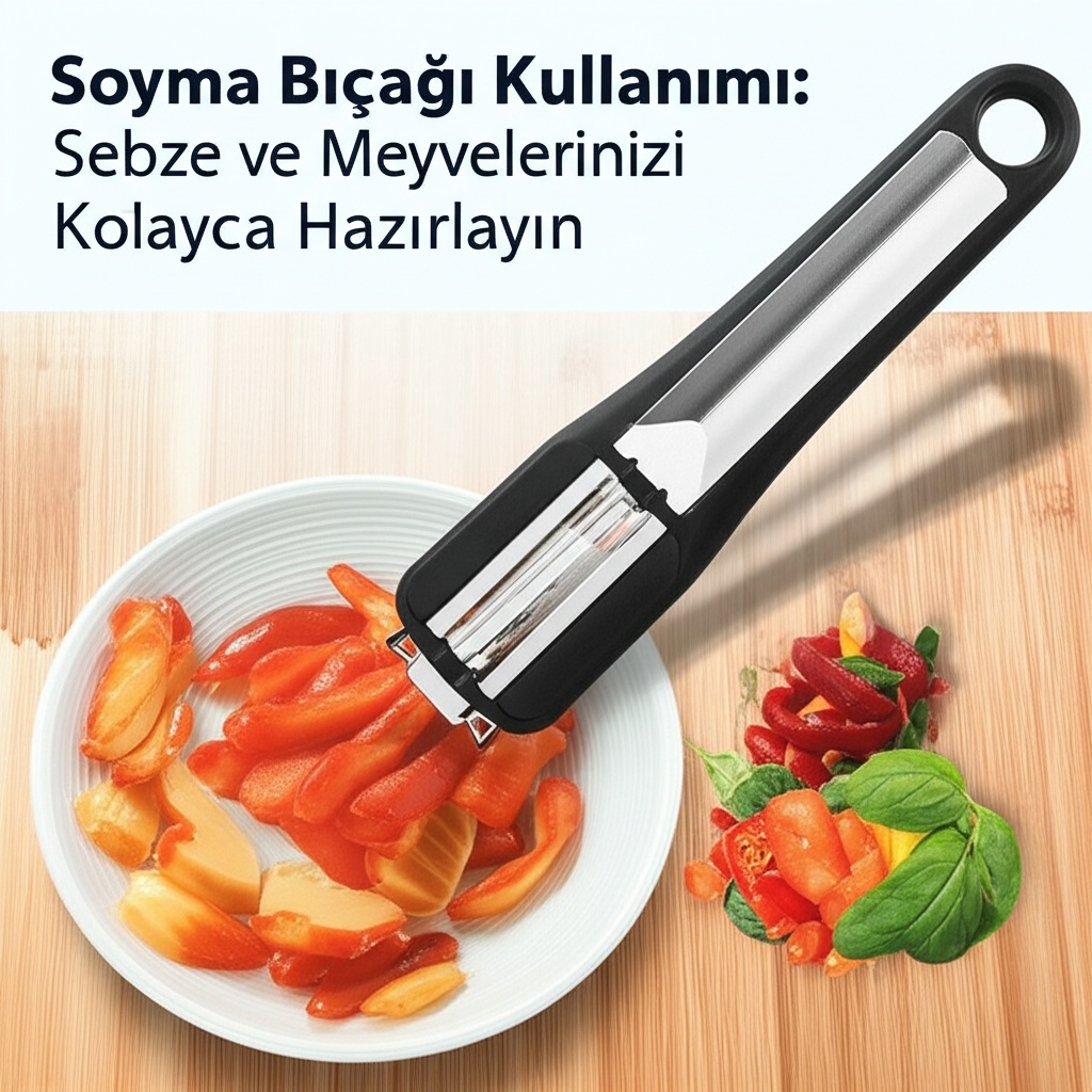 Soyma Bıçağı Kullanımı: Sebze ve Meyvelerinizi Kolayca Hazırlayın
